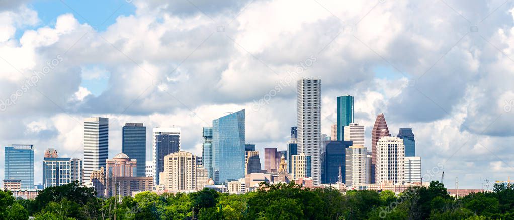 Houston, tx skyline cityscape