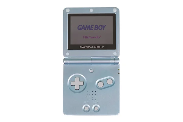  Game Boy Advance SP Pearl White : Video Games