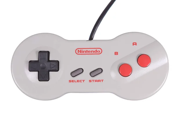 A Close-Up of the Nintendo NES AV Video Game Controller — Stock Photo, Image