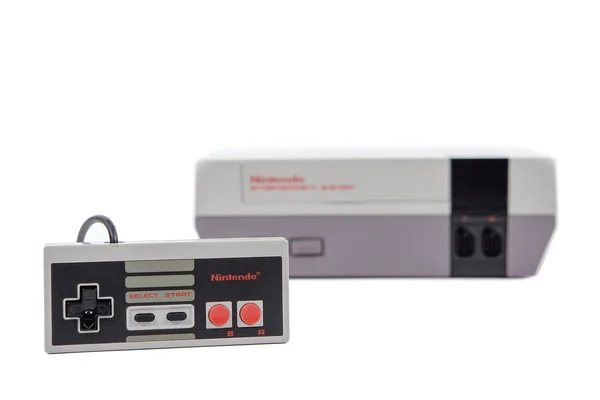 Redo att spela retro video spel på NES — Stockfoto