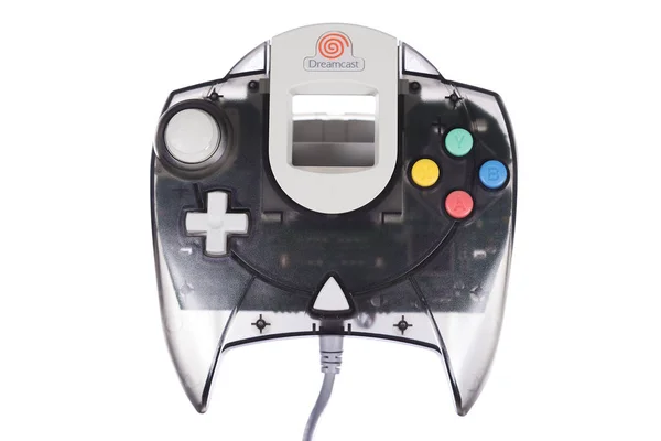 A Close-Up of a Sega Dreamcast Video Game Controller Stock Image