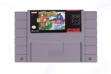 Super Nintendo için Bir Yoshi's Island Close-Up