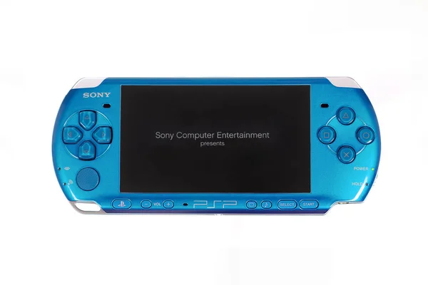 Sony Computer Entertainment bemutatja a PSP Stock Fotó