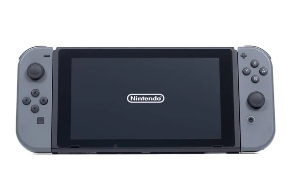 A inicialização do Nintendo Switch System — Fotografia de Stock