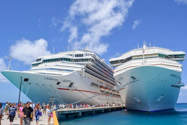 Grand Turk Turks Caicos Szigetek Április 2014 Karneváli Szabadság Carnival — Stock Fotó