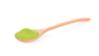 beyaz zemin üzerine yeşil çay