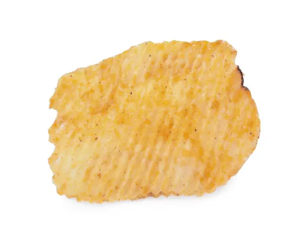 Kartoffelchips Auf Weiß — Stockfoto