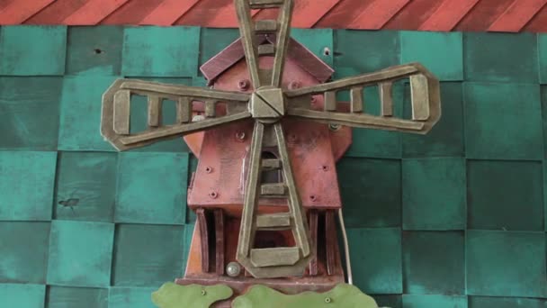Leksak Motion Wind Mill — Stockvideo