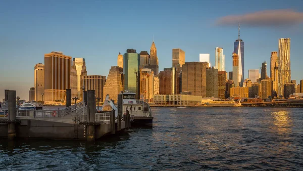 Expozice Blízkosti Brooklyn Bridge Park Greenway — Stock fotografie