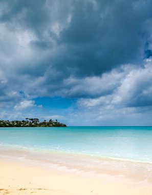 Panoramik Antigua ve Barbudas, Caribbean Valley Kilisesi Beach.