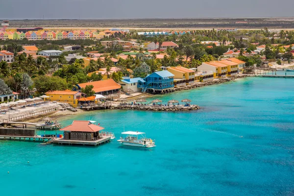 Witamy Bonaire Raj Dla Amatorów Nurkowania Przybywających Bonaire Przechwytywanie Statek — Zdjęcie stockowe