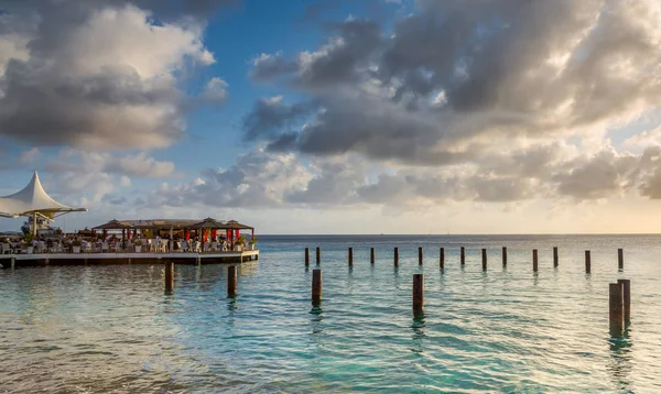 Добро Пожаловать Bonaire Divers Paradise Прибытие Bonaire Захват Корабля Столице — стоковое фото