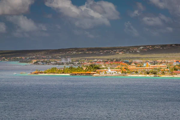 Bem Vindo Bonaire Divers Paradise Chegando Bonaire Captura Navio Capital — Fotografia de Stock