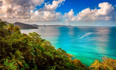 Grand Mal Bay. Sermaye St George's Grenada Karayip Adası kuzeyinde yer alan.