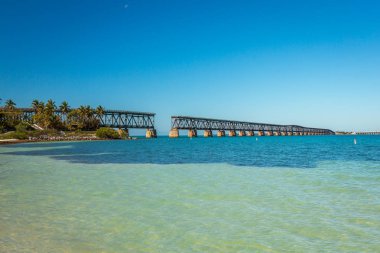 Bahia Honda State Park is a state park with an open public beach clipart