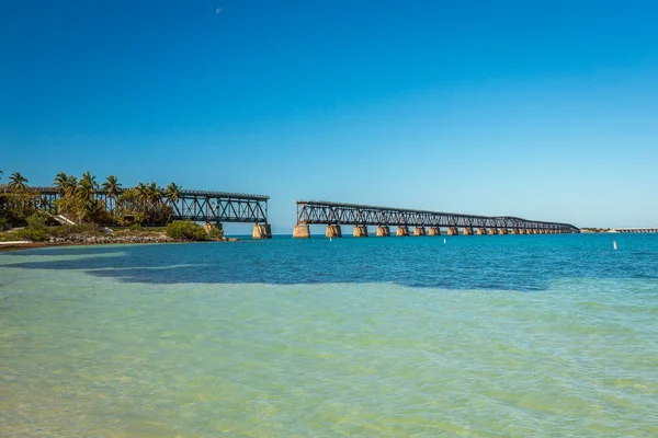 Bahia Honda State Park egy állami park, egy nyílt, nyilvános strand — Stock Fotó