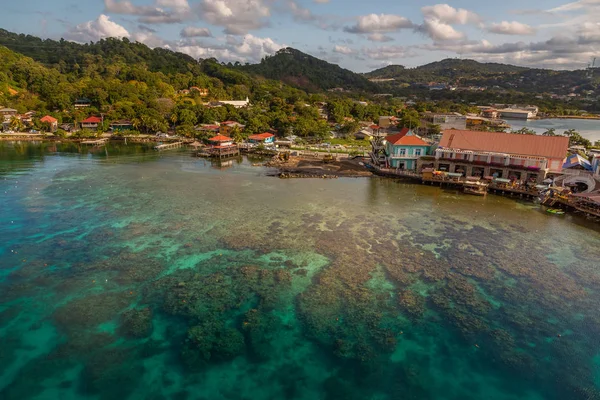 Port av Roatan i Hondures — Stockfoto