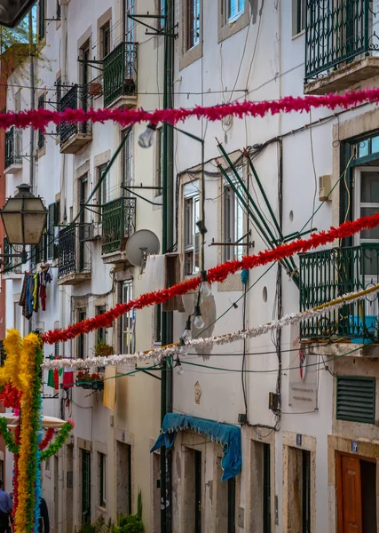 Lisboa, Portugal Detalles en el barrio de Alfama . —  Fotos de Stock