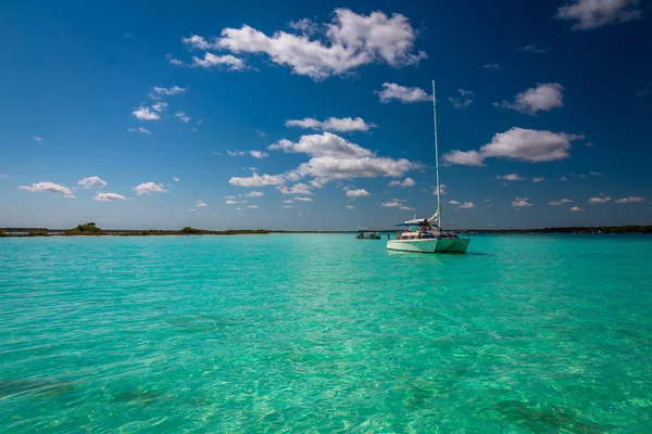 Seven Color Lagoon in Bacalar — Stock Photo, Image