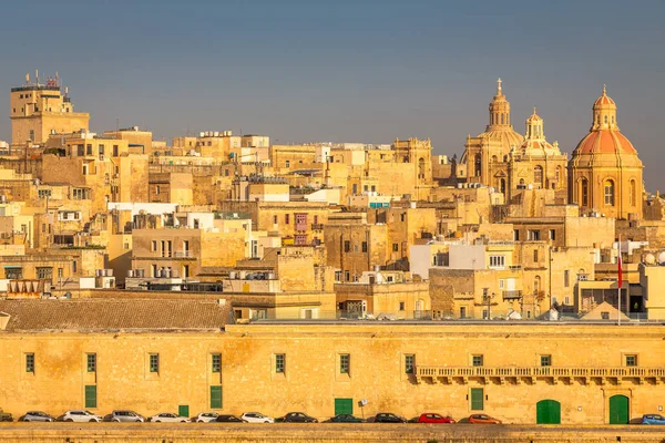 Valletta Panorama del Centro de la Ciudad —  Fotos de Stock