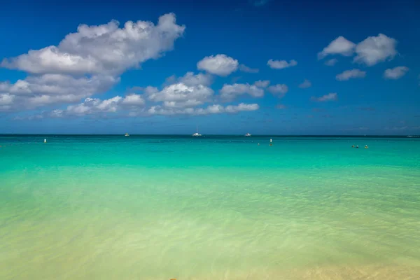 Hozott 2017 Kép Került Gyönyörű Eagle Beach Aruba Kihasználva Nagy — Stock Fotó