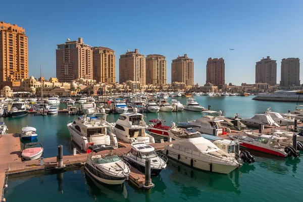 View Pearl Qatar New Residential Area Marina Middle Qatar — Stock Photo, Image