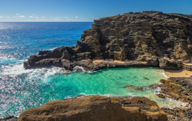 Halona Sahili Koyu ve Wawamalu Sahil Parkı Halona Havadeliği Gözcüsü, Hawaii