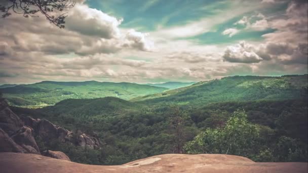 Timelapse en las montañas de los Cárpatos — Vídeos de Stock