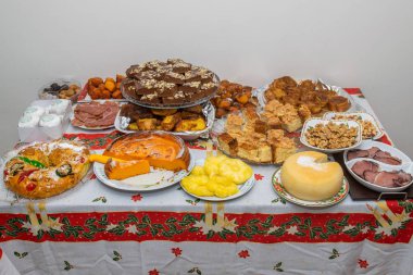 Noel tatlı gıda tablo