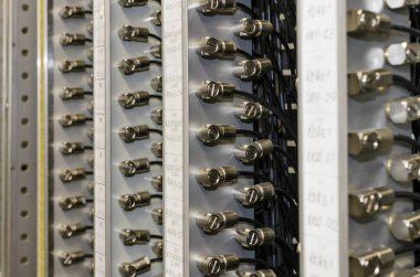BNC Konnektör panel, telekomünikasyon arka plan
