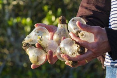uygunsuz lambalar, düzensiz, Çevre kirliliğinin atılır