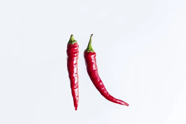 Close Chili Pepper White Background — Stock Photo, Image