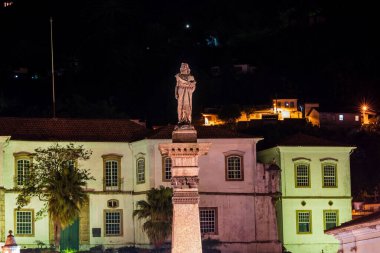 city landscape Ouro Preto, Brazil, MG, historic Brazilian city. clipart