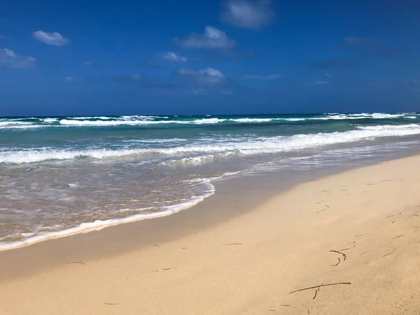 Rüzgarlı ve bulutlu gün Santa Maria Playa (Playas del Este)