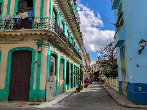 Ruas Brilhantes Havana Cuba — Fotografia de Stock