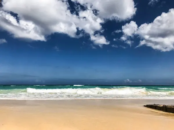 Santa Maria Playa Playas Del Este Día Ventoso Nublado —  Fotos de Stock