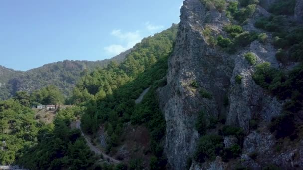 Flight along the mount, Turkey — Stock Video