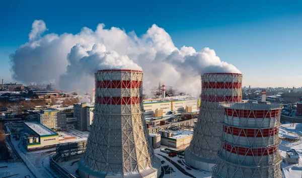 Chelyabinsk üretim bölgesinin havadan panoramik görünümü; kenan ındas