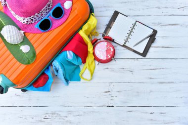 günlük yolculuk kavramı, plan seyahat yaz tatili