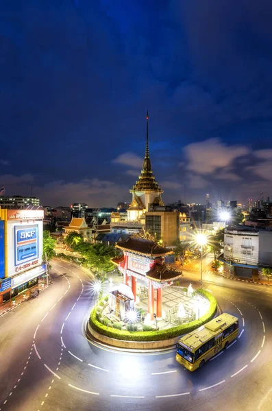 Çin Mahallesi, Bangkok Tayland-Mayıs 17: Gece Yaowarat kapıda China Town Yaowarat Road Bangkok Bangkok Tayland at üzerinde Mayıs, 2017