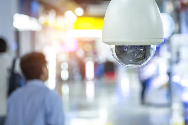 Cúpula Seguridad Cctv Cámara 360 Grados Área Sistema Vigilancia Centro — Foto de Stock