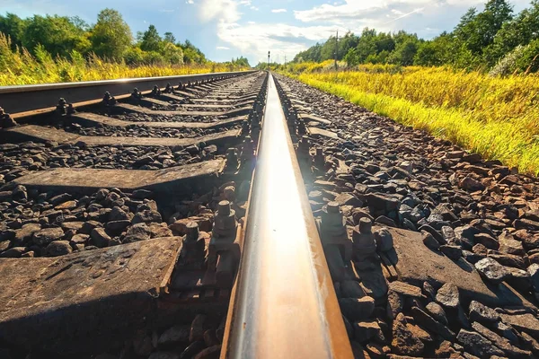 Achtergrond van het spoorlijnen — Stockfoto