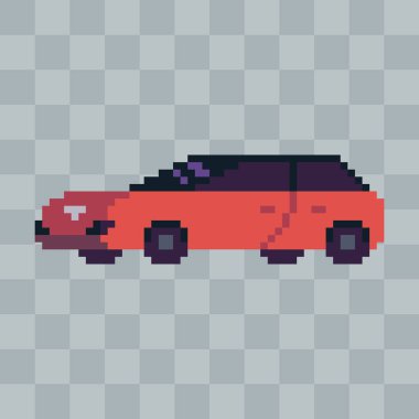Piksel sanat spor araba araç simgesini.