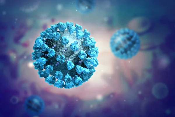 Infecția Coronavirus Închide Ilustrație Medicală Covid Coronavirus — Fotografie, imagine de stoc