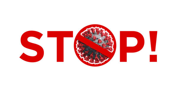 Scary virus infection close up. 3D medical illustration wallpaper of COVID-19. Dark concept of coronavirus