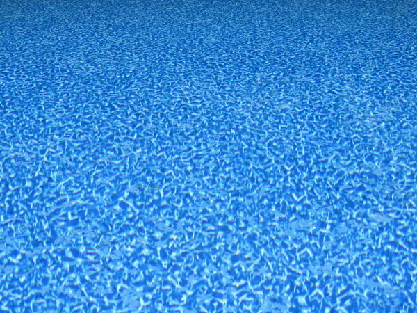Pohled Vodní Hladinu Bazénu Modrou Vložkou Pozadí — Stock fotografie