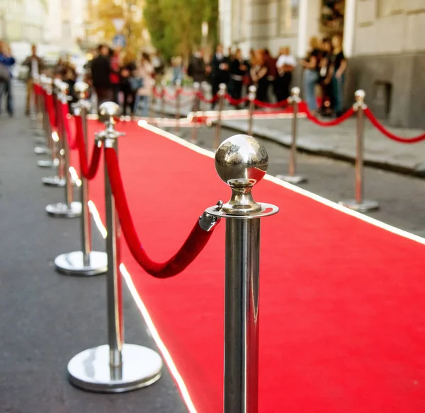 Alfombra Roja Barrera Entrada Antes Ceremonia Apertura — Foto de Stock