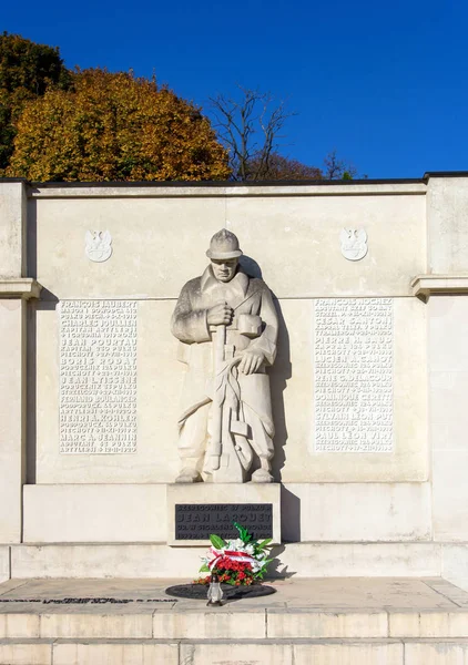 Lviv Ukraine October 2018 Monument American Soldiers Polish Military Cemetery — Stock Photo, Image