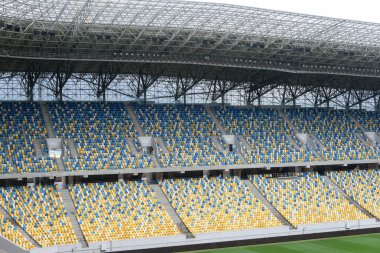 boş stadyum futbol sahası parçası