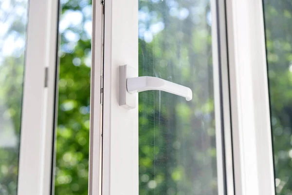 Plastic vinyl window — Stock Photo, Image